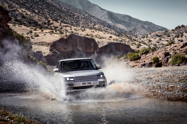 range rover water crossing